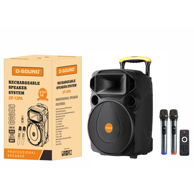 D-Sound Xp-12Pa Portable Rechargeable Speaker