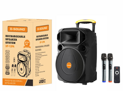 D-Sound Xp-12Pa Portable Rechargeable Speaker