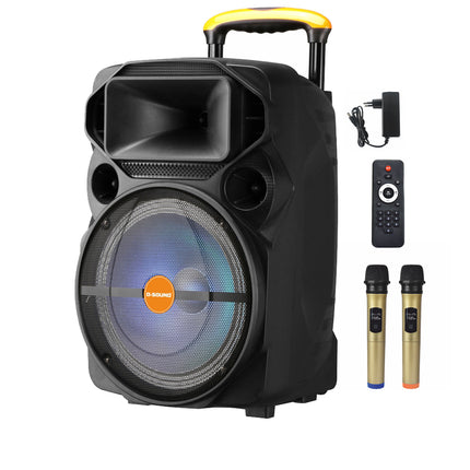 D-Sound Xp-15Pa 15 Portable Rechargeable Speaker