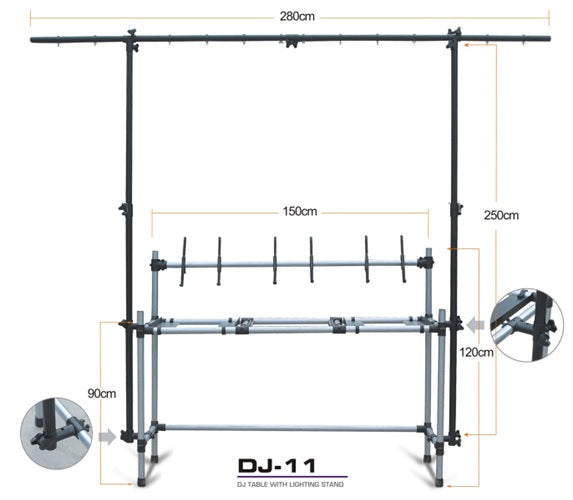 D-Stand DJ-11 Combo Stand