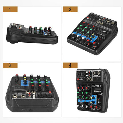 D-Voice M-400Bti Sound Card Mixer 4 Channel Bluetooth USB