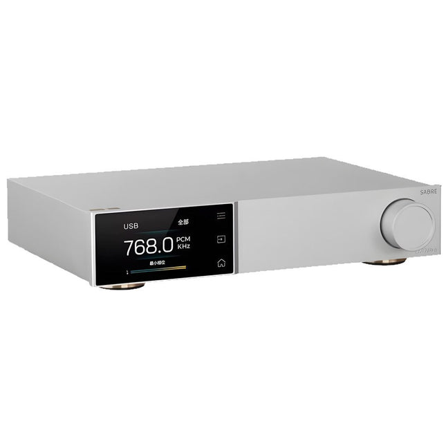 Topping Audio 01 0014 D70 PRO SABRE HiFi DAC Bluetooth Dönüştürücü (Gümüş) | ES9039SPRO Amiral Gemisi Çip Renkli Ekran