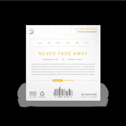 Daddarıo Xsapb1256 Akustik Gitar Tel Seti, Pb Lıght