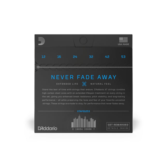 Daddarıo Xtapb1253 Akustik Gitar Tel Seti, Phosphor Bronz Lıght