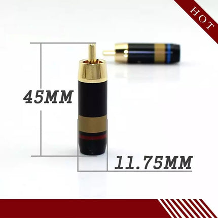 Dc-037 Rca Male 1 Piece
