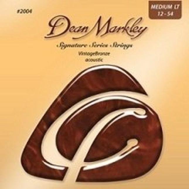 Dean Markley 2004 (12-54) - Bronze Medium Light Acoustic Guitar String Set