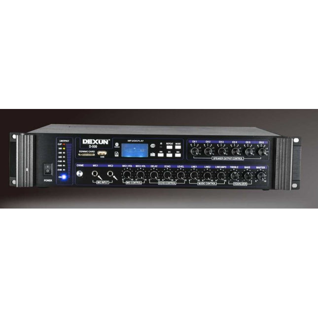 Dexun D-500 700W Mixer Amplifier 6 zone