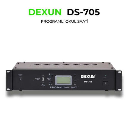 Dexun DS-705 Pro Rack Type School Bell Clock
