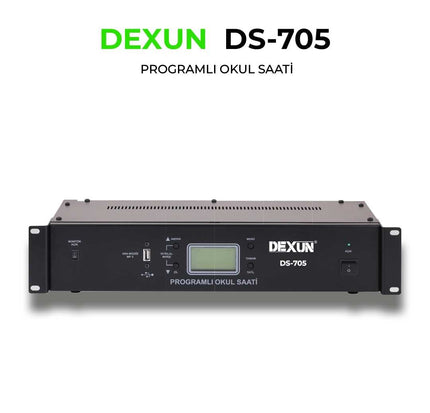 Dexun DS-705 Pro Rack Type School Bell Clock