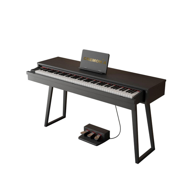 CREMONIA 58819 BK DİJİTAL PİYANO, SİYAH, 88 TUŞ, ÇEKMECE KAPAK