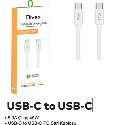 Divex Dc-140 Type-C To Type-C Charging Cable
