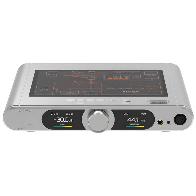 DX9 AK4499EQ Desktop DAC & Headphone Amplifier | Silver