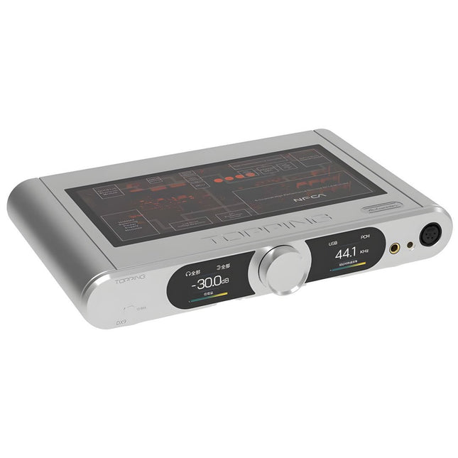 DX9 AK4499EQ Desktop DAC & Headphone Amplifier | Silver