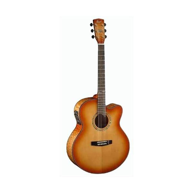 CORT CJ7X LVB ELEKTRO AKUSTİK GİTAR, JUMBO CUTAWAY, LIGHT VINTAGE BURST, FISHMAN EQ