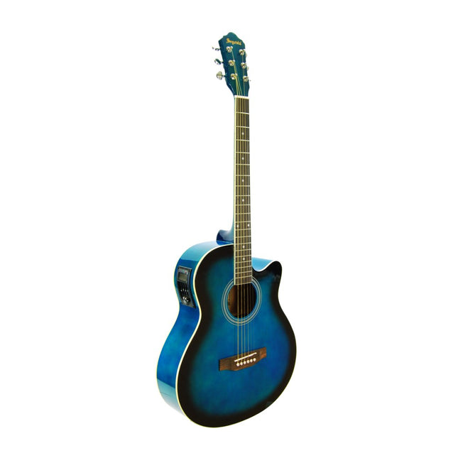 Electric Acoustic Guitar Blue SGA40EQ4BLS