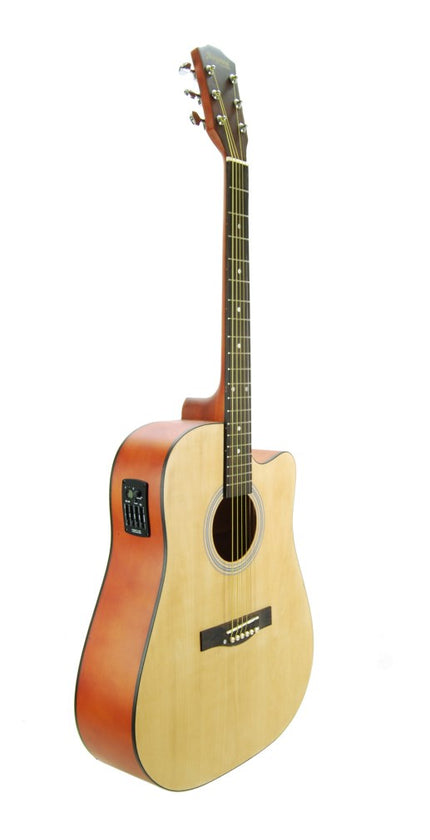 Electric Acoustic Guitar Natural SGA41EQ4N