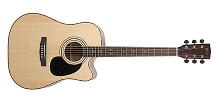 CORT AD880CENS ELEKTRO AKUSTİK GİTAR, NATUREL SATİN, LADİN KAPAK