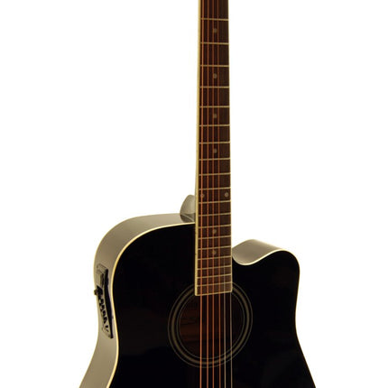 Electric Acoustic Guitar Segovia SGA41EQ4BK