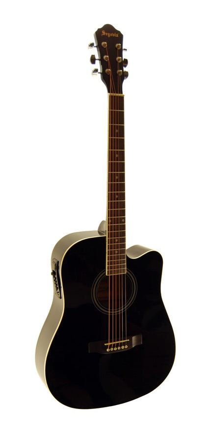 Electric Acoustic Guitar Segovia SGA41EQ4BK