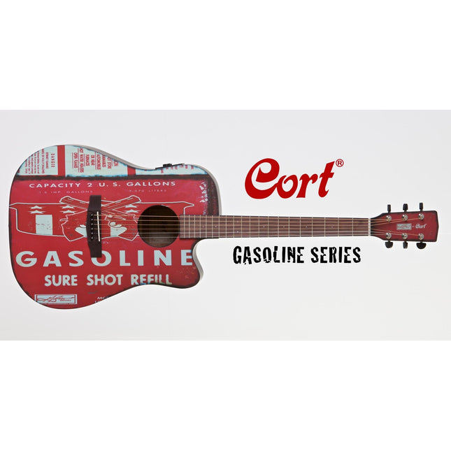 ELEKTRO AKUSTİK GİTAR, SİYAH SATİN, CORT CE304T CE