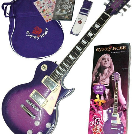 ELEKTRO GİTAR GYPSY ROSE SET (GIGBAG, STRAP, STICK