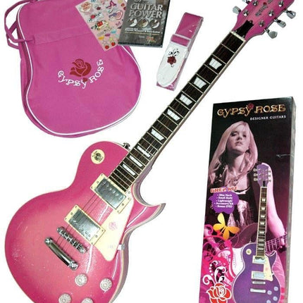 ELEKTRO GİTAR GYPSY ROSE SET (GIGBAG, STRAP, STICK