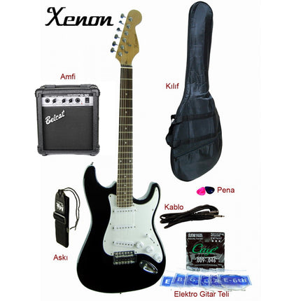 Electric Guitar Set XNE3BKSET