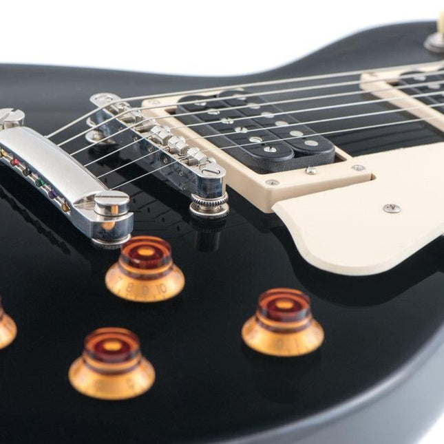 CORT CR100BK ELEKTRO GİTAR, SİYAH, (H-H)