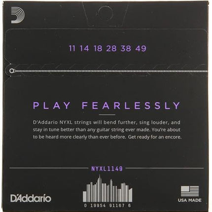 DADDARIO NYXL1149 ELEKTRO GİTAR TEL SETİ, 11-49, MEDIUM