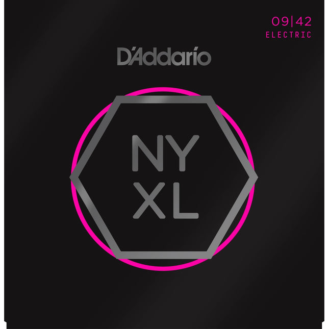 D'Addario NYXL0942 Nickel Wound Super Light 09-42 Set Electric Guitar Strings