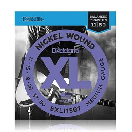 D'Addario EXL115BT Nickel Wound 11-50 011-050 Set Electric Guitar Strings