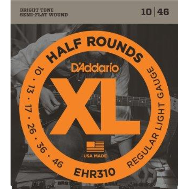 DADDARIO EHR310 ELEKTRO GİTAR TEL SETİ, 10-46, HALF ROUNDS, REGULAR LIGHT