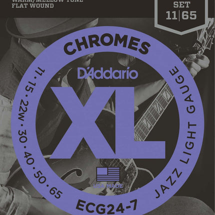 ELEKTRO GİTAR TELİ, 7 TELLİ, CHROMES, 11-65, JAZZ