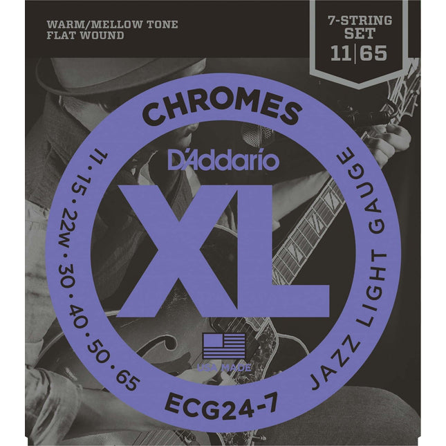 ELEKTRO GİTAR TELİ, 7 TELLİ, CHROMES, 11-65, JAZZ