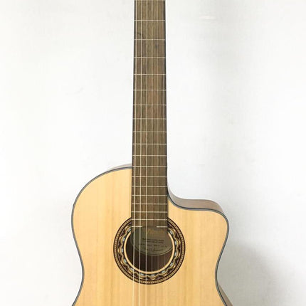ELEKTRO KLASİK GİTAR, CUTAWAY, 4/4, NATUREL MAT,