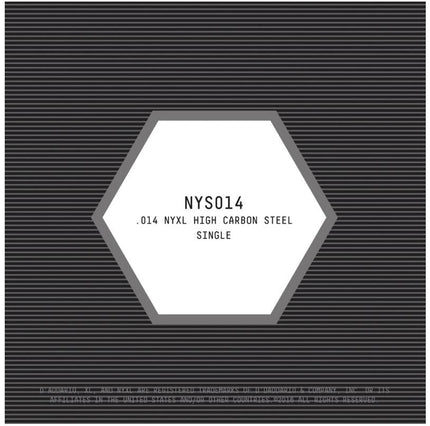 DADDARIO NYS014 ELEKTRO VE AKUSTİK TEK TEL, B-(Sİ), YÜKSEK KARBONLU ÇELİK