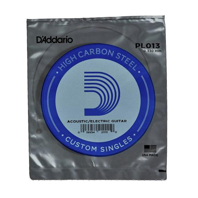 DADDARIO PL013 ELEKTRO VE AKUSTİK TEK TEL, B-(Sİ), YÜKSEK KARBONLU ÇELİK