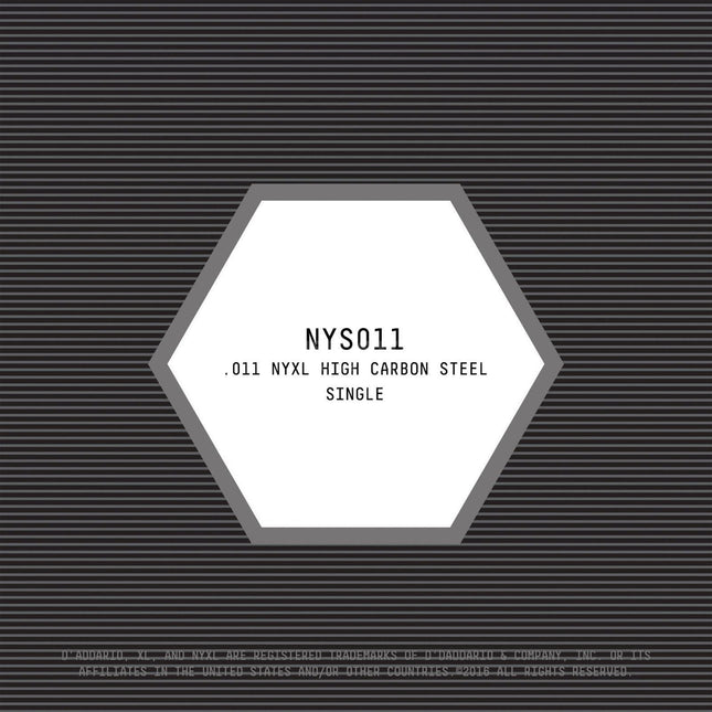 DADDARIO NYS011 ELEKTRO VE AKUSTİK TEK TEL, E-(Mİ), YÜKSEK KARBONLU ÇELİK