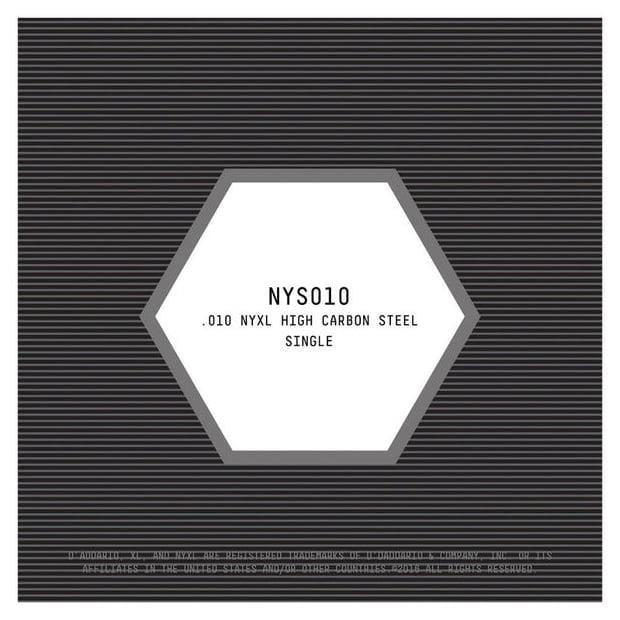 DADDARIO NYS010 ELEKTRO VE AKUSTİK TEK TEL, E-(Mİ), YÜKSEK KARBONLU ÇELİK