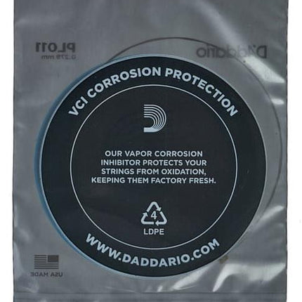 DADDARIO PL011 ELEKTRO VE AKUSTİK TEK TEL, E-(Mİ), YÜKSEK KARBONLU ÇELİK