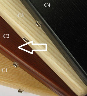 EM Tahta 7' li Korangle Kamış Kutusu Maun 933107.19