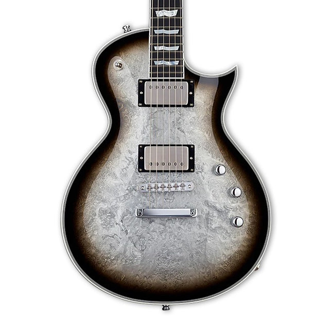 ESP Eclipse Custom Silver Liquid Metal Burst Electric Guitar 