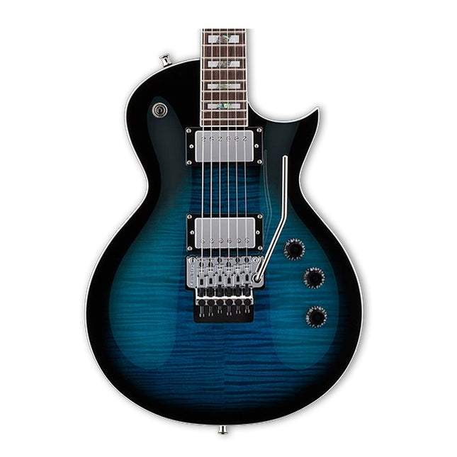 ESP LTD AS-1FR Black Aqua Sunburst Alex Skolnick Signature Electric Guitar 