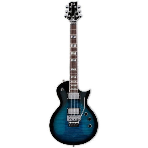 ESP LTD AS-1FR Black Aqua Sunburst Alex Skolnick Signature Electric Guitar 
