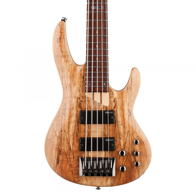ESP LTD B-205 Spalted Maple Natural Bass Guitar