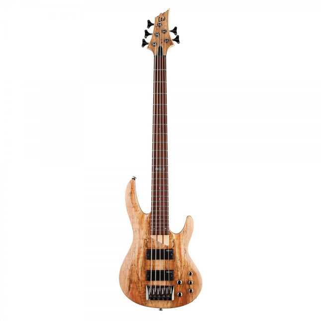 ESP LTD B-205 Spalted Maple Natural Bass Guitar 