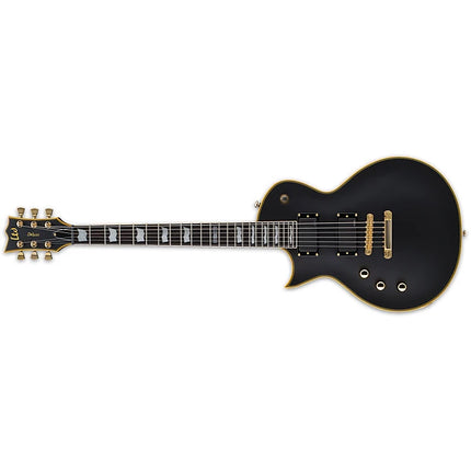 ESP LTD EC-1000 Vintage Black Left Handed Electric Guitar 