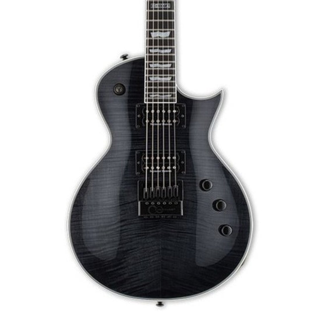 ESP LTD EC-1000FM See Thru Black Evertune Electric Guitar 