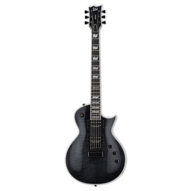 ESP LTD EC-1000FM See Thru Black Evertune Electric Guitar 