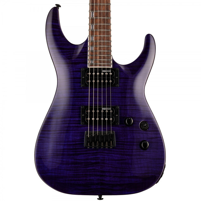 ESP LTD H-200 FM See Thru Purple Electric Guitar 